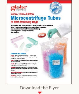 Certified Microcentrifuge Tubes Brochure