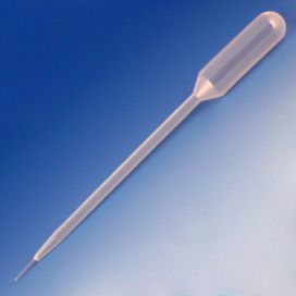 Transfer Pipet, 5.8mL, Fine Tip, 147mm, STERILE, Individually Wrapped, 100/Bag, 4 Bags/Case