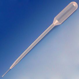 Transfer Pipet, 5.8mL, Fine Tip, 157mm, Bulb Draw - 3.4mL