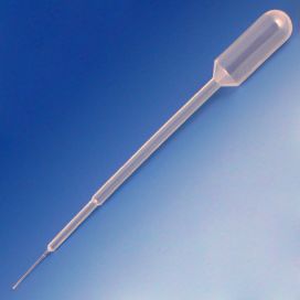 Transfer Pipet, 5mL, Fine Tip, 153mm, STERILE, 20/Bag, 20 Bags/Case