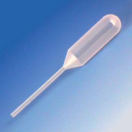 Transfer Pipet, 4.0mL, Narrow Stem, Short, 85mm, STERILE, Individually Wrapped