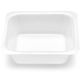 Square Weighing Boat, Anti-static, 80 x80 x 24mm, 100ml, Square Flat Bottom, White