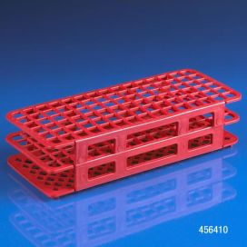 Rack, Tube, 12/13mm, 90-Place, PP, Red