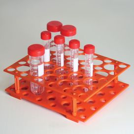 Rack, for 15mL and 50mL Centrifuge Tubes, Orange