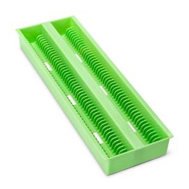 Slide Draining Tray, 100-Place for up to 200 Slides, ABS, Green