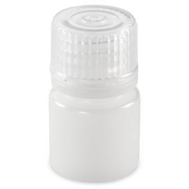 Diamond Essentials Bottle, Narrow Mouth, Boston Round, HDPE with PP Closure, 8mL, Bulk Packed with Bottles and Caps Bagged Separately, 2000/Case