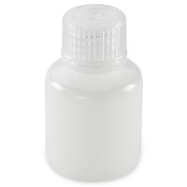 Diamond Essentials Bottle, Narrow Mouth, Boston Round, HDPE with PP Closure, 30mL, Bulk Packed with Bottles and Caps Bagged Separately, 1000/Case