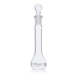 10mL Volumetric Flask, Globe Glass, Class A, 6/Box, 12/Case