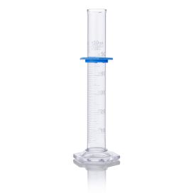 50mL Graduated Cylinder, Globe Glass, Class A, Each, 6/Case