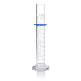 500mL Graduated Cylinder, Globe Glass, Class A, Each, 4/Case