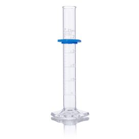 25mL Graduated Cylinder, Globe Glass, Class B, 4/Box, 24/Case