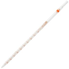 10mL Serological Pipette, Globe Glass, Reusable, Class A, 0.1 Graduations, Orange Band