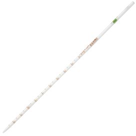 2mL Serological Pipette, Globe Glass, Reusable, 0.1 Graduations, Green Band