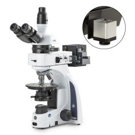 iScope trinocular microsco.,EWF 10x/20mm, eyepiece, PLPOLRi 5/10/20/S50x, w/camera