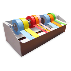 Labeling Tape Dispenser, for 500", 12-1/8" x 5"