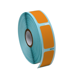 Label Roll, Cryo, Direct Thermal, 38x19mm, for Large Vials and Tubes, Orange