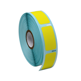 Label Roll, Cryo, Direct Thermal, 38x19mm, for Large Vials and Tubes, Yellow