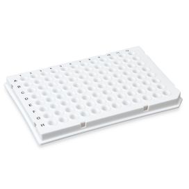 0.1mL 96-Well PCR Plate, Low Profile, Half Skirt (Light Cycler-style) White