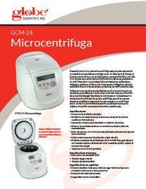 Folleto para Microcentrifuga GCM-24